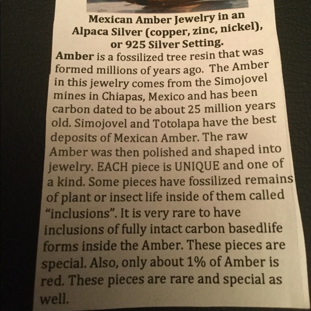 Gorgeous Mexican Amber Set - Picture 8 of 8